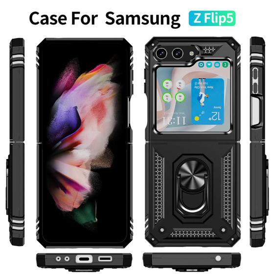 Imagem de Capa para samsung galaxy z flip5 anti impacto