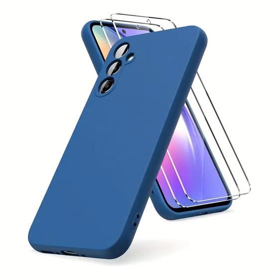 Imagem de Capa para smartphone Samsung a14 na cor azul