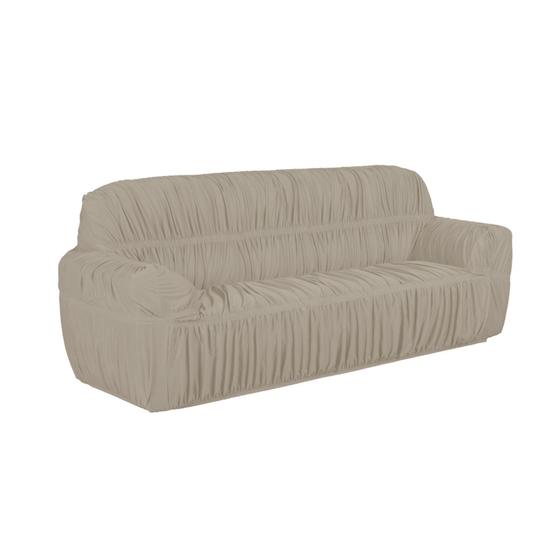 Imagem de Capa Para Sofá 4 Lugares Decoração Sala Com Elástico Premium