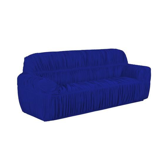Imagem de Capa Para Sofá 4 Lugares Decoração Sala Com Elástico Premium