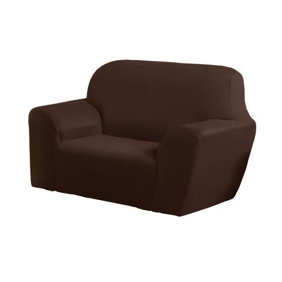 Imagem de Capa Para Sofá De 2 Lugares Spandex Coladinha Sem Elástico