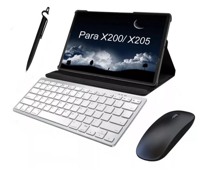 Imagem de Capa Para Tablet Tab A8 10.5 X200 + Teclado + Caneta + Mouse
