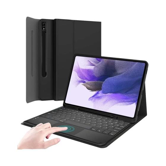 Imagem de Capa para Teclado Magnético Samsung Galaxy Tab S7/S8/S9 - Inclui Versões Ultra, FE e Plus