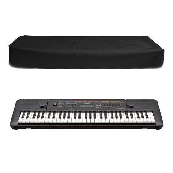 Capa Para Teclado Musical P-140 Preta Impermeável Flanelado Uv Menor preço em Capa Para Teclado Musical P-140 Preta Impermeável Flanelado Uv