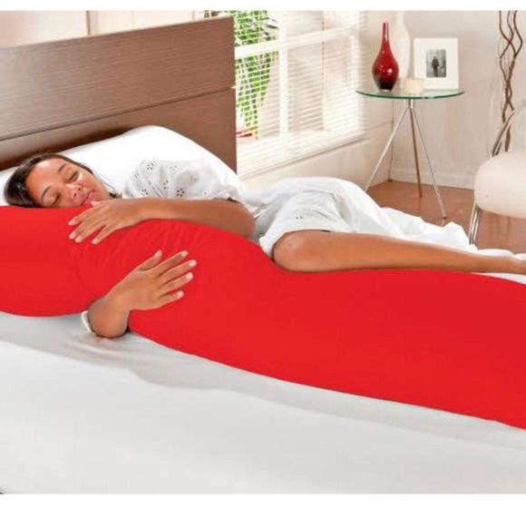 Imagem de Capa para travesseiro corpo inteiro Xuxão 140cm x 40cm Fronha
