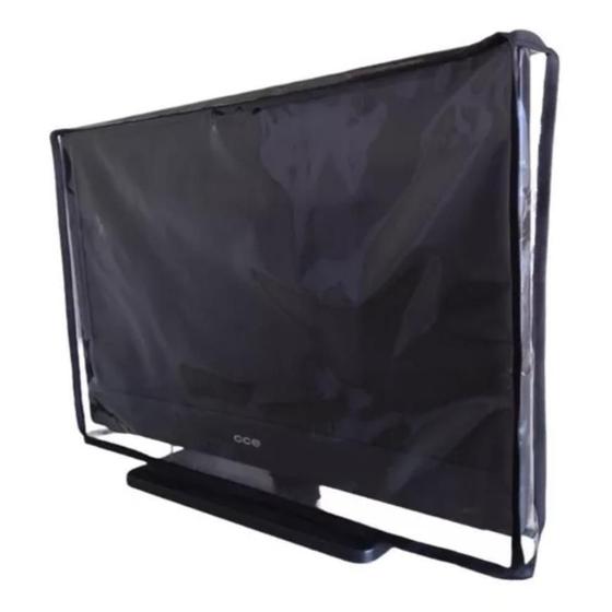 Imagem de Capa para TV PVC Transparente 75 - Proteção Durável