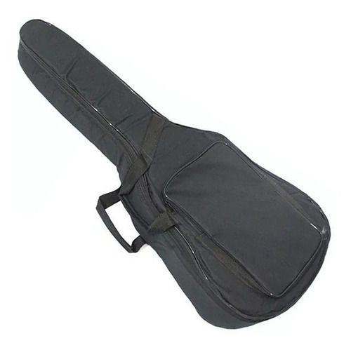 Imagem de Capa Para Violão Folk Jumbo Extra Luxo Acolchoada Envio 24h  Carbon