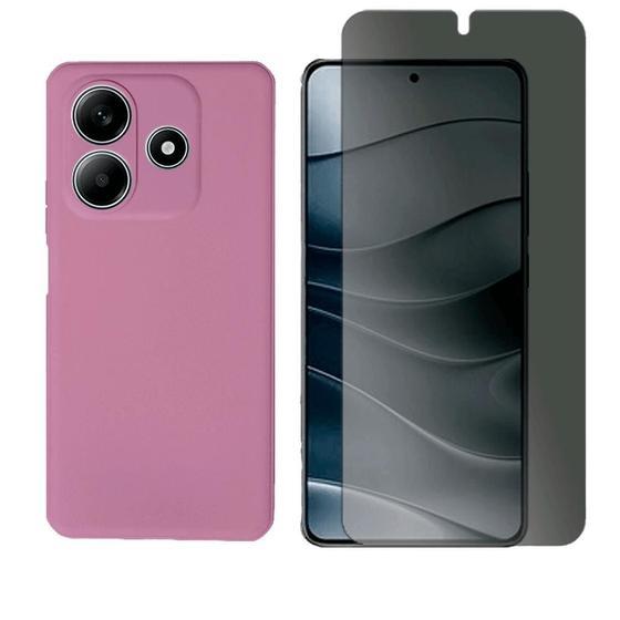 Imagem de Capa Para Xiaomi Redmi Note 14 5G + Pelicula Privacidade