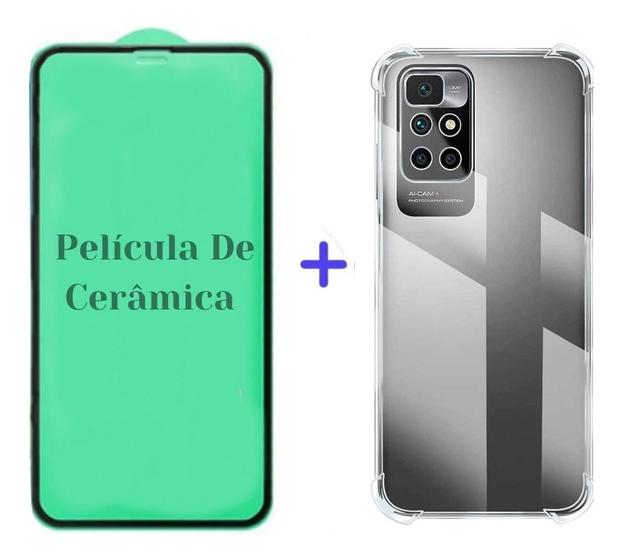 Imagem de Capa + Película Cerâmica Xiaomi Redmi Note 11 4g - Proteção