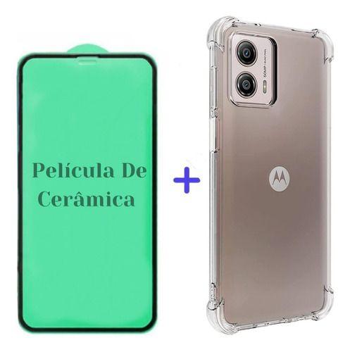 Imagem de Capa + Película De Cerâmica Motorola Moto G54  Resistente