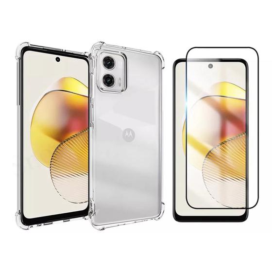 Imagem de Capa+Película de vidro 3D para Motorola Moto G73