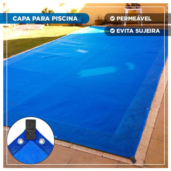 Capa Permeável Lona Piscina Cobrir Proteção Sob Medida 3x6 Menor preço em Capa Permeável Lona Piscina Cobrir Proteção Sob Medida 3x6