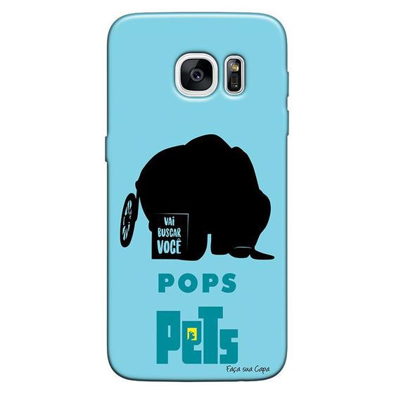 Imagem de Capa Personalizada Exclusiva Samsung Galaxy S7 Edge Pets Pops - TV62