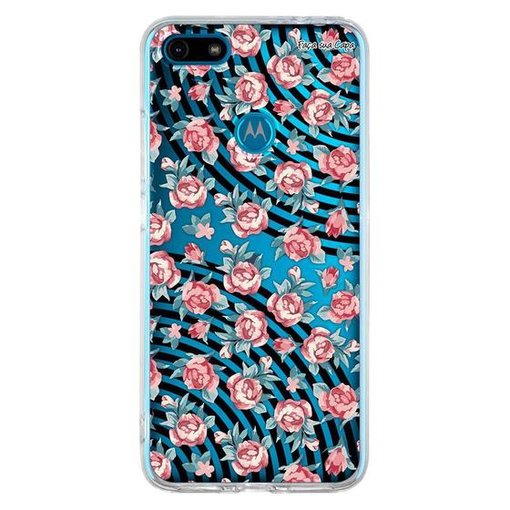 Imagem de Capa Personalizada Motorola Moto E6 Play XT2029 - Floral - FL28