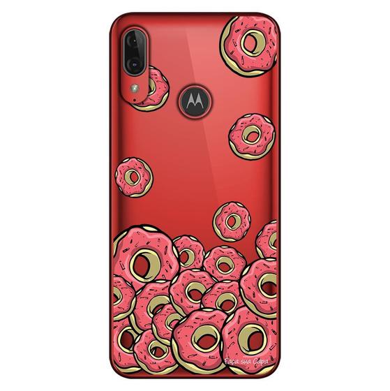 Imagem de Capa Personalizada Motorola Moto E6 Plus XT2025 - Donuts - TP108