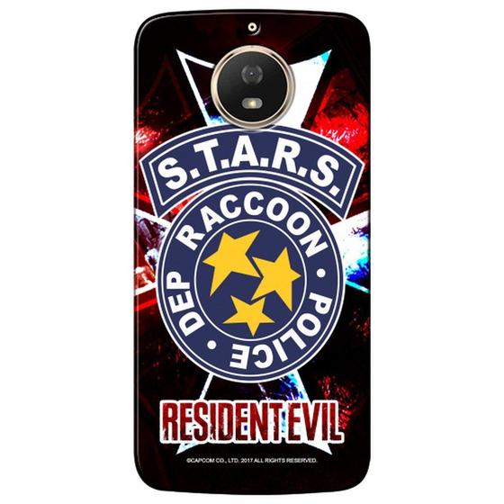 Imagem de Capa Personalizada Motorola Moto G5S Plus 2017 - Resident Evil S.T.A.R.S RPD - RD05