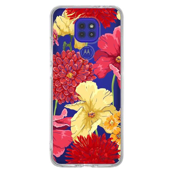 Imagem de Capa Personalizada Motorola Moto G9 Play XT2083 - Floral - TP35