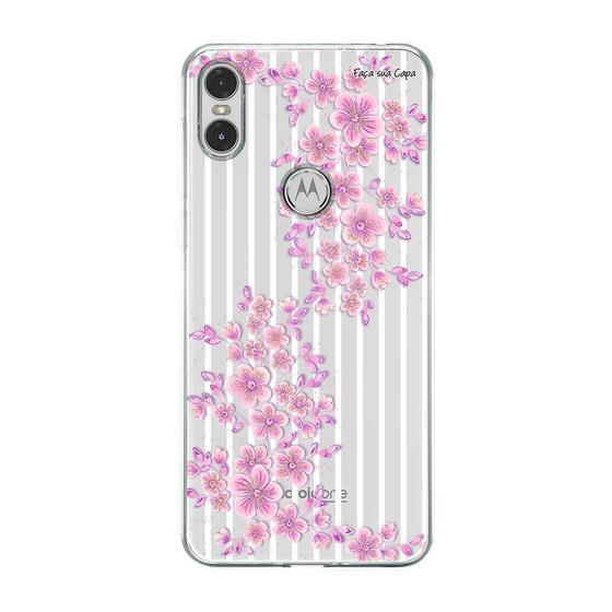 Imagem de Capa Personalizada Motorola One XT1941 Floral - FL27