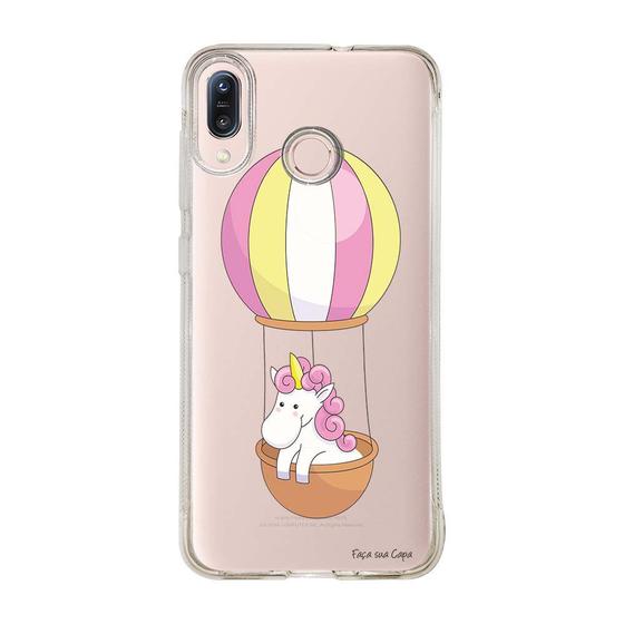 Imagem de Capa Personalizada para Asus Zenfone Max (M1) ZB555KL Unicórnio no Balão - TP308