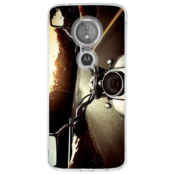 Imagem de Capa Personalizada para Motorola Moto E5 Motocicleta - VL09