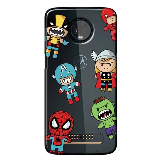 Imagem de Capa Personalizada para Motorola Moto Z3 Play - Super Heróis - TP118