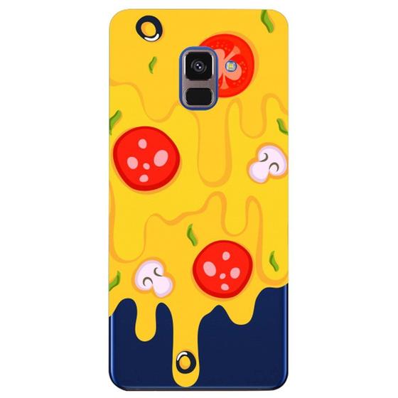 Imagem de Capa Personalizada para Samsung Galaxy A8 2018 Plus - Recheio de Pizza - TP379