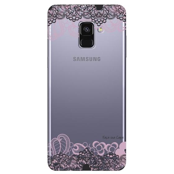 Imagem de Capa Personalizada para Samsung Galaxy A8 2018 Plus - Renda - TP297