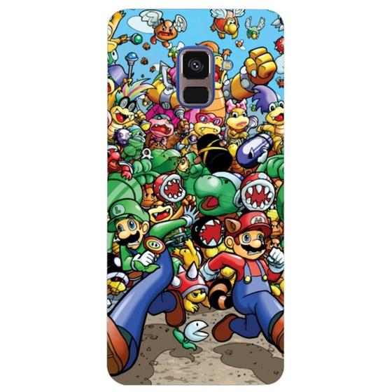 Imagem de Capa Personalizada para Samsung Galaxy A8 2018 Plus - Super Mario - GA27