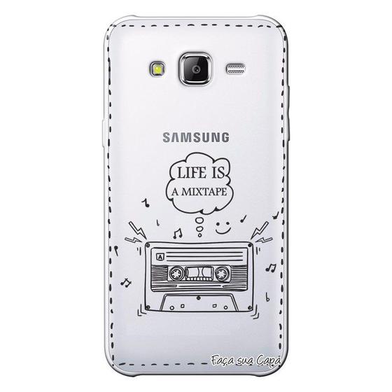 Imagem de Capa Personalizada para Samsung Galaxy J3 2016 Mix Tape - TP53