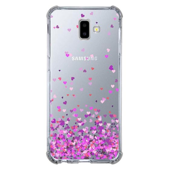 Imagem de Capa Personalizada para Samsung Galaxy J6 Plus J610 Corações - TP167