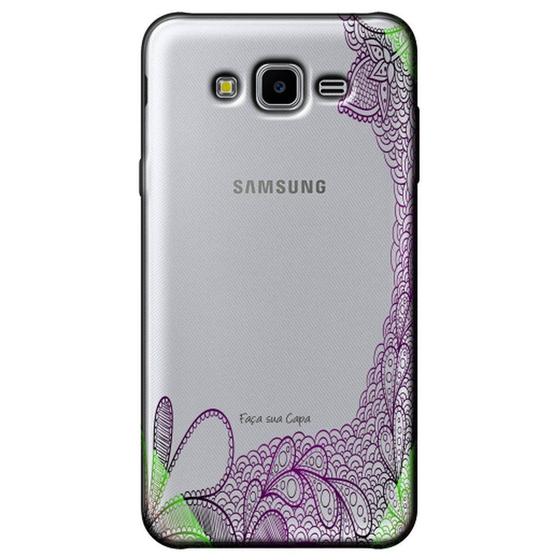 Imagem de Capa Personalizada para Samsung Galaxy J7 Neo - Renda - TP294