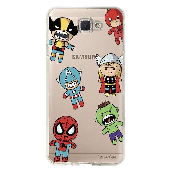 Imagem de Capa Personalizada para Samsung Galaxy J7 Prime 2 Super Heróis - TP118