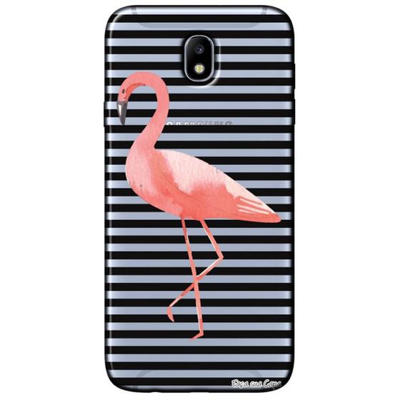 Imagem de Capa Personalizada para Samsung Galaxy J7 Pro J730 - Flamingo - TP317