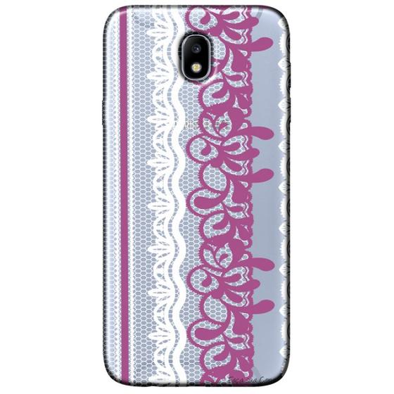 Imagem de Capa Personalizada para Samsung Galaxy J7 Pro J730 - Renda - TP287