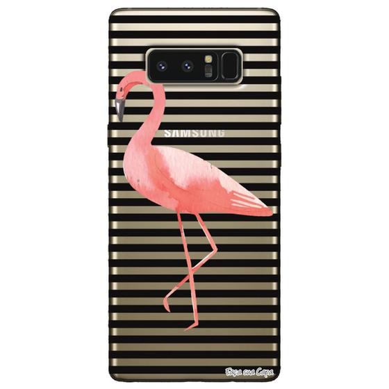 Imagem de Capa Personalizada para Samsung Galaxy Note 8 - Flamingo - TP317
