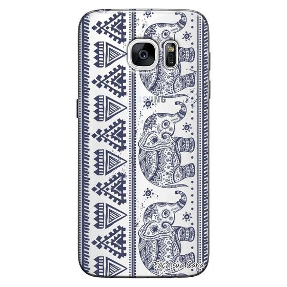 Imagem de Capa Personalizada para Samsung Galaxy S7 Edge G935 Elefantes - TP26