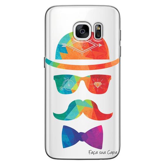 Imagem de Capa Personalizada para Samsung Galaxy S7 Edge G935 Mustache - TP13