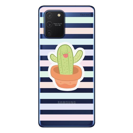 Imagem de Capa Personalizada Samsung Galaxy S10 Lite G770 - Cacto  - CA04