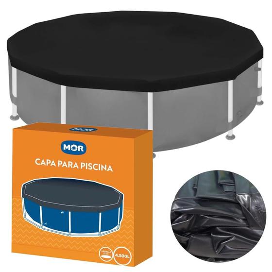 Capa Piscina Redonda Estrutural 4500 Litros 3.33m de Diametro Mor Menor preço em Capa Piscina Redonda Estrutural 4500 Litros 3.33m de Diametro Mor