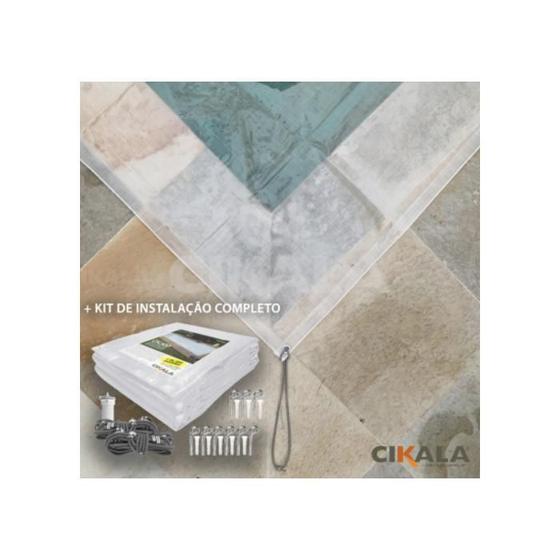 Imagem de Capa Piscina Translúcida CK300 3x3 Metros+Kit Instalação