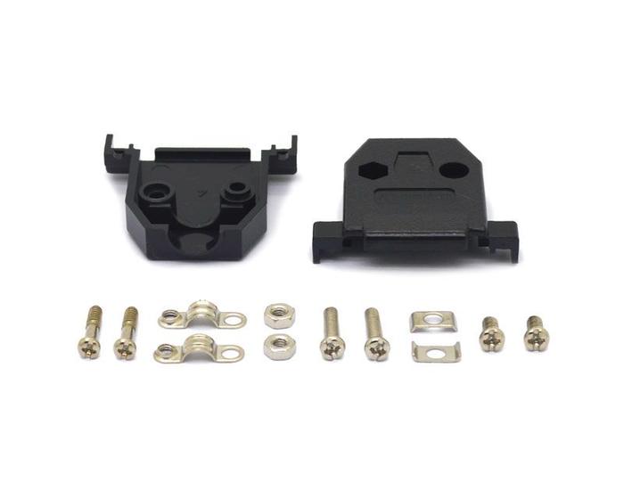 Imagem de Capa Plástica para DB15 Preta Kit Curto - 15TACP
