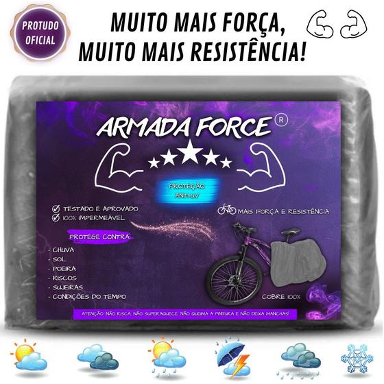 Imagem de Capa Pra Bicicleta 100% Forrada Armada Force Aro 26 Até 29 