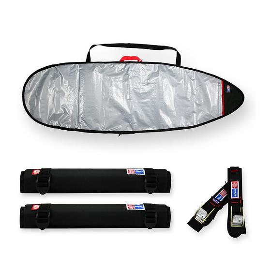 Imagem de Capa Prancha Surf Refletiva 5'8-5'11, Fita Rack com Espuma