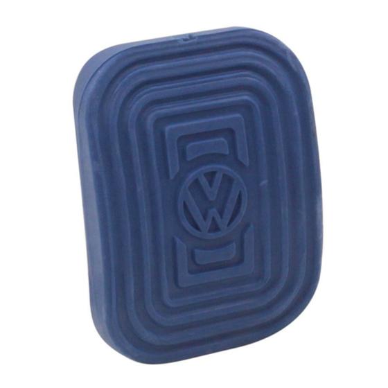 Imagem de Capa Premium com logo VW para Pedal do freio ou embreagem linha VW Ar na cor azul