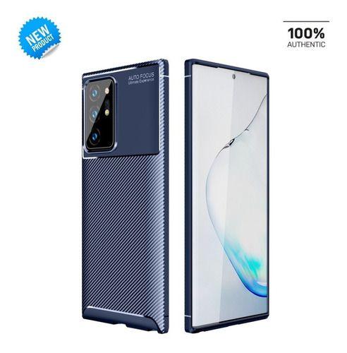 Imagem de Capa Premium de Silicone para Galaxy S21 Ultra - Azul