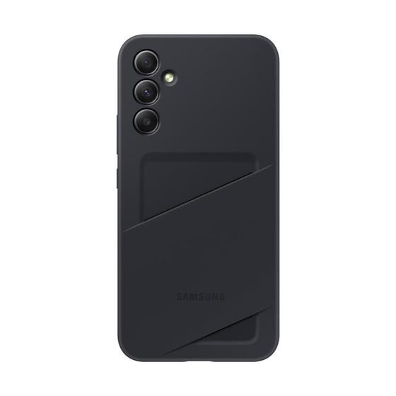 Imagem de Capa Preta Protetora Silicone Porta Cartão Galaxy A34 - Samsung
