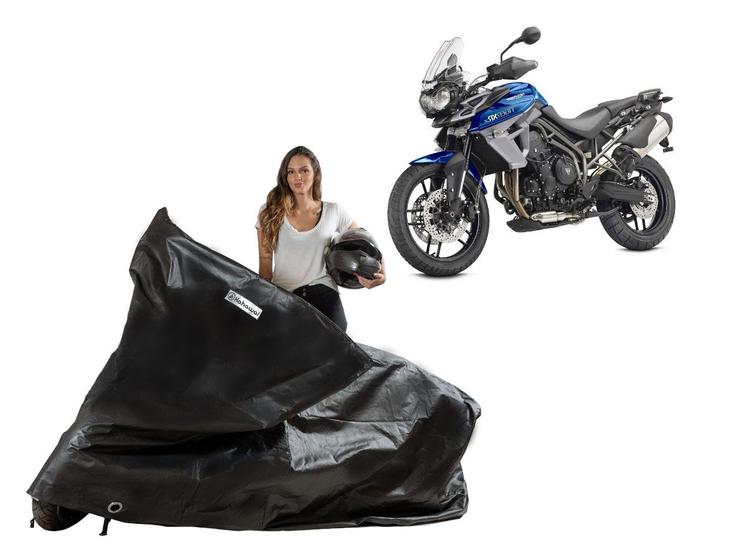 Capa Proteção Cobrir Moto Tiger 800 /900 /1000 - Kahawai Capas Imagem de Capa Proteção Cobrir Moto Tiger 800 /900 /1000