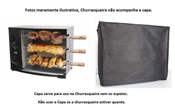 Imagem de CAPA PROTEÇÃO PARA CHURRASQUEIRA A GAZ ARKE - 3 Espetos