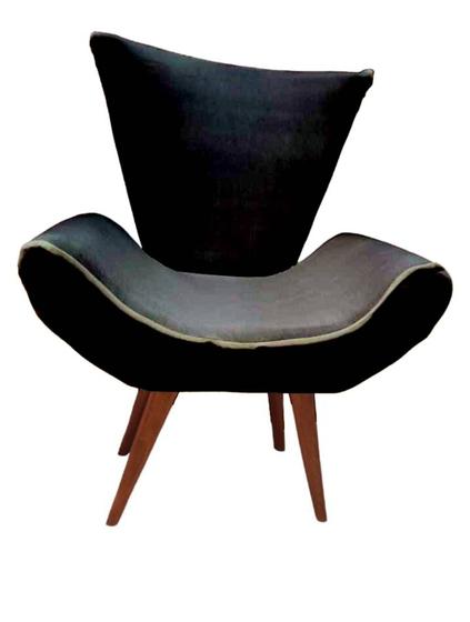Imagem de capa protetor cadeira poltrona vegas borboleta canoa decor sala quarto recepção tendêcia
