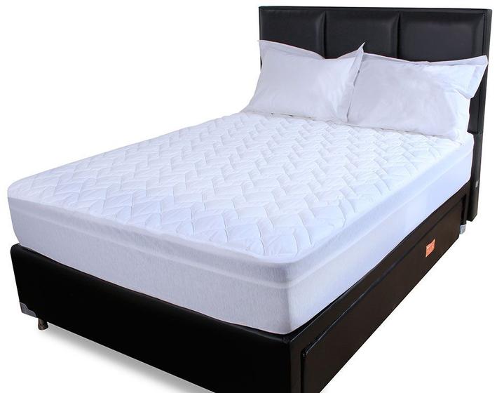 Menor preço em Capa Protetor De Colchão Impermeável 100% Algodão Casal